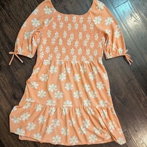 Floral Orange Women's Top